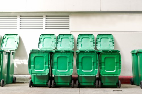 Eco-friendly materials being removed during loft clearance